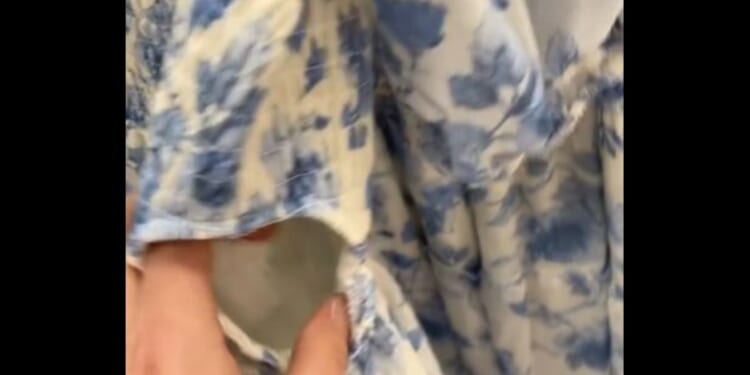 Meghan Mayer, a Michigan mom, was shopping for clothes for her young daughter in Target when she noticed something concerning about some of the dresses sold - they had holes in the sides, designed to expose the hips.