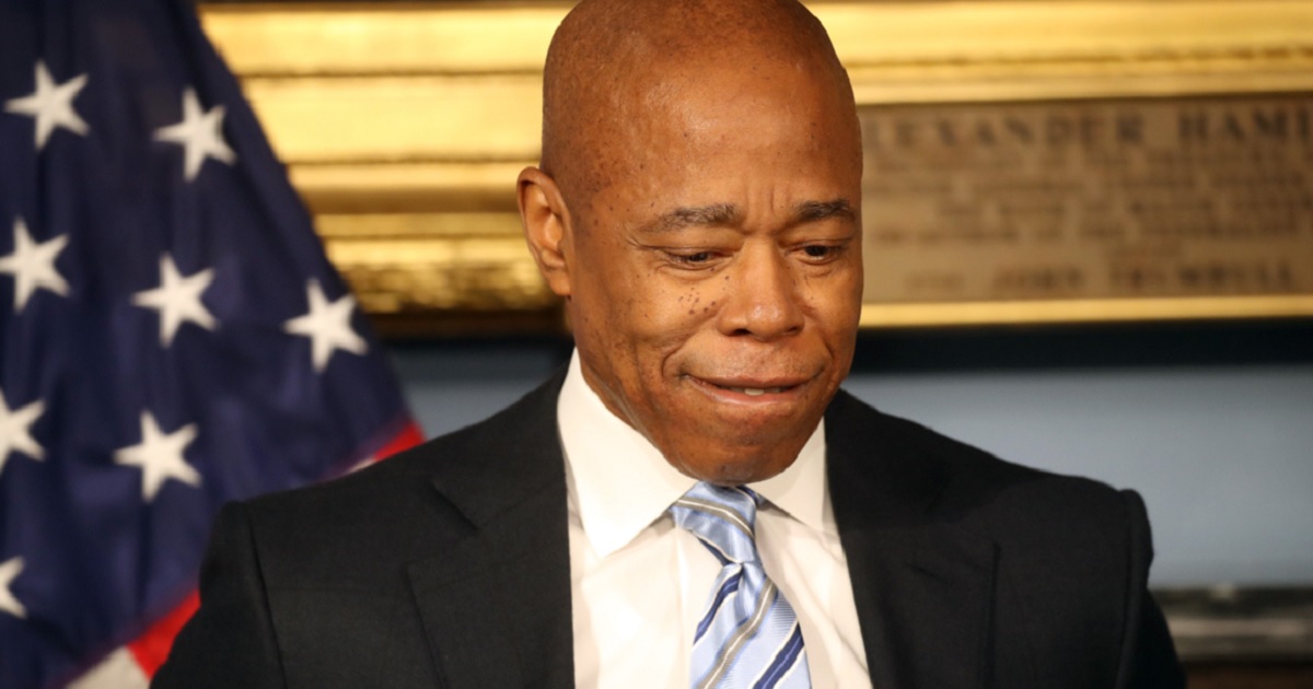 New York City Mayor Eric Adams, pictured at Jan. 8 news conference.