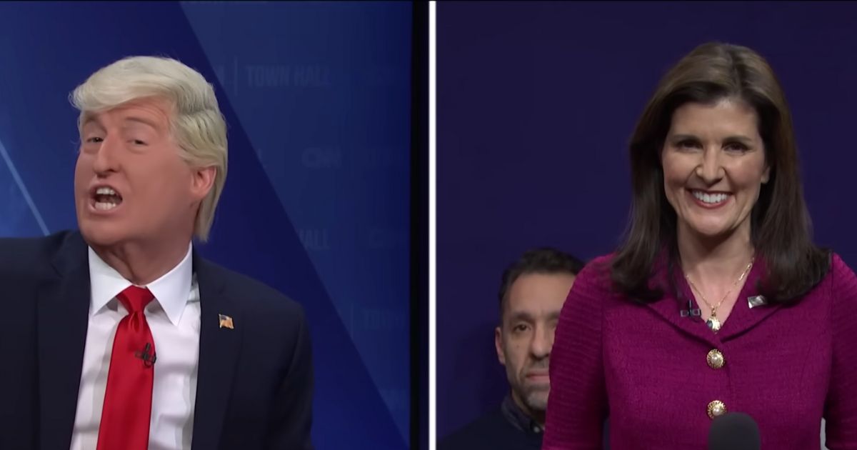 U.S. presidential candidate and former South Carolina governor Nikki Haley appeared in a Saturday Night Live sketch Saturday, playing herself alongside actor James Austin Johnson, who played former President Donald Trump.