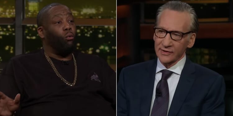 In an interview clip posted to X on Friday, Bill Maher, right, attempted to get rapper "Killer Mike," left, to endorse President Joe Biden over former President Donald Trump, but it didn't quite go as he planned.