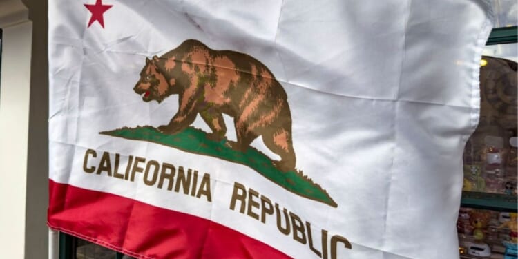 California's state flag.