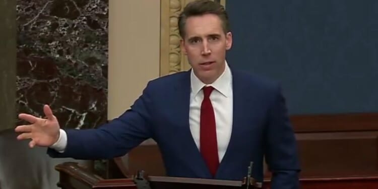 Before the Senate voted on a foreign aid spending bill, which would send over $60 billion to Ukraine, Sen. Josh Hawley gave an impassioned speech, arguing against the bill.