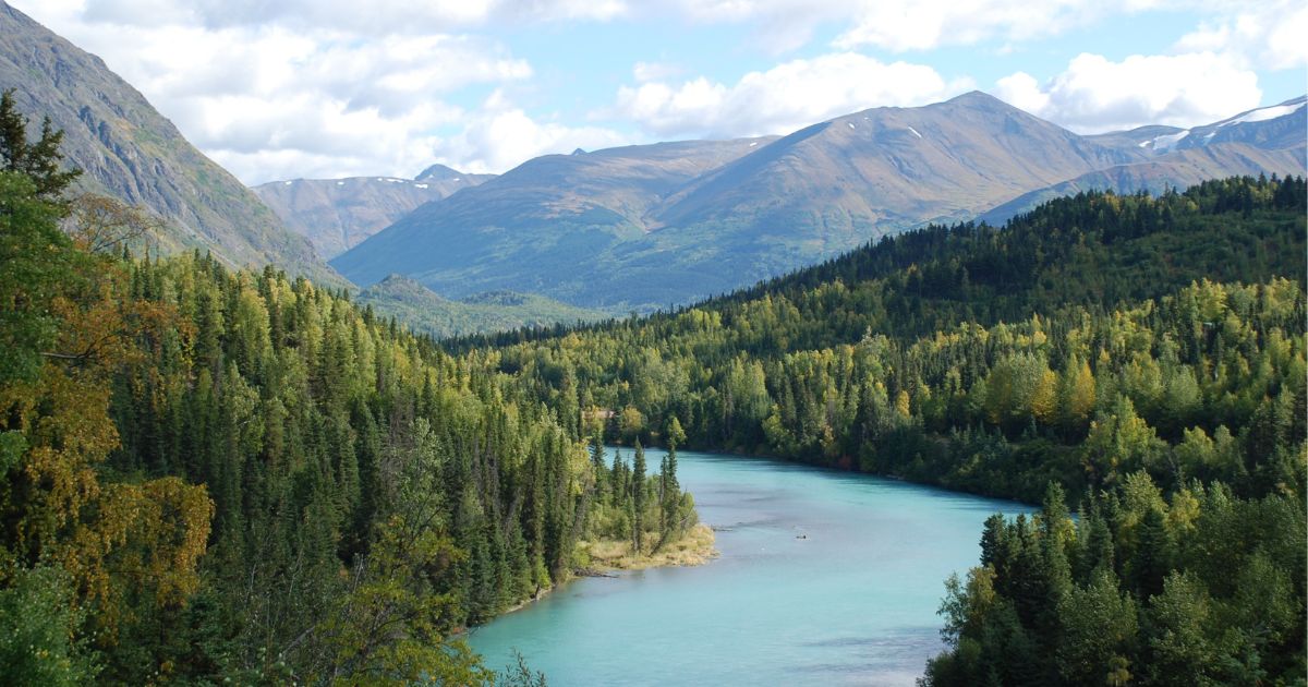 An undated stock photo shows the Kenai River on Alaska's Kenai Peninsula.