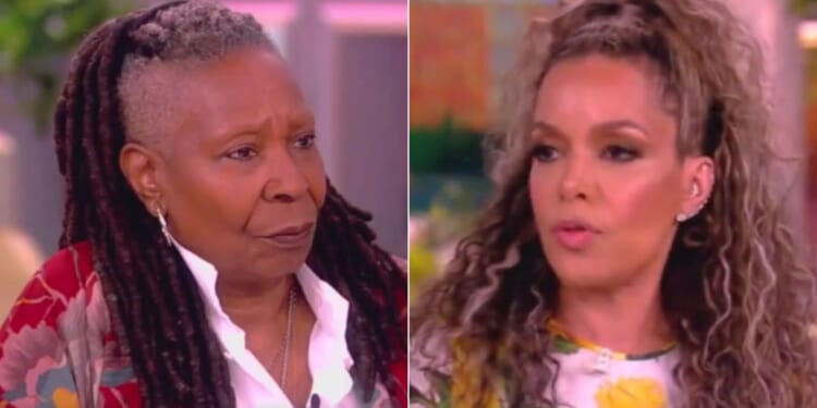 On Wednesday's episode of "The View," the co-hosts discussed the Democratic primary in Michigan. Whoopi Goldberg, left, argued that the votes for "uncommitted" were a waste while Sunny Hostin, right, believed it was a great act to demonstrate what voters care about.