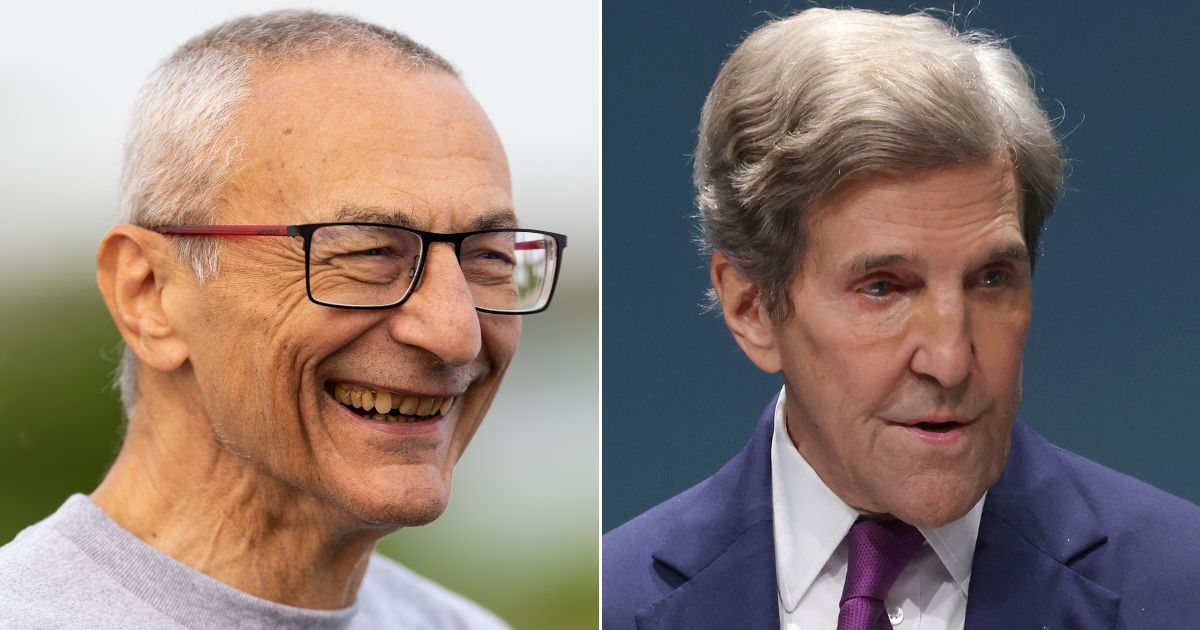 John Podesta, left, is replacing John Kerry as the Biden administration's climate czar.