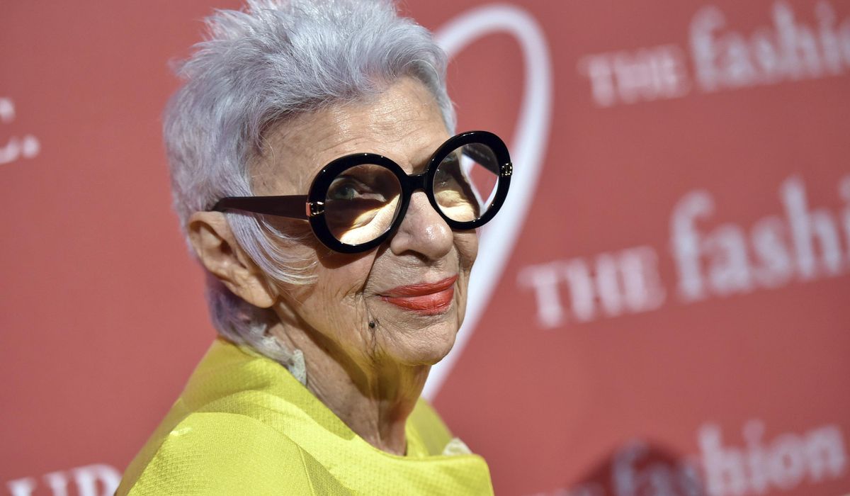 Iris Apfel dies at 102, fashion icon known for her eye-catching style