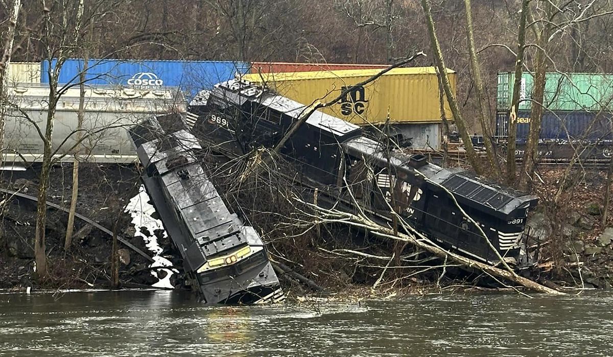 Three Norfolk Sothern trains collide in Pennsylvania, no injuries