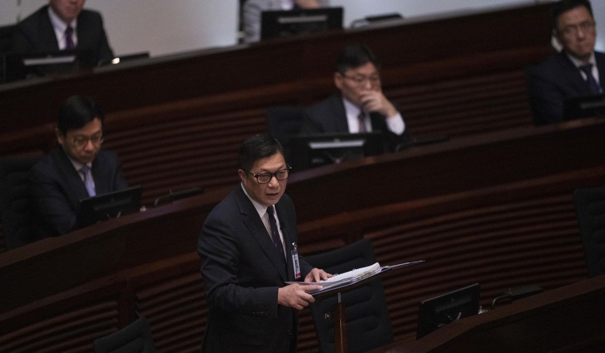 Hong Kong lawmakers unanimously approve law that gives government more power to curb dissent