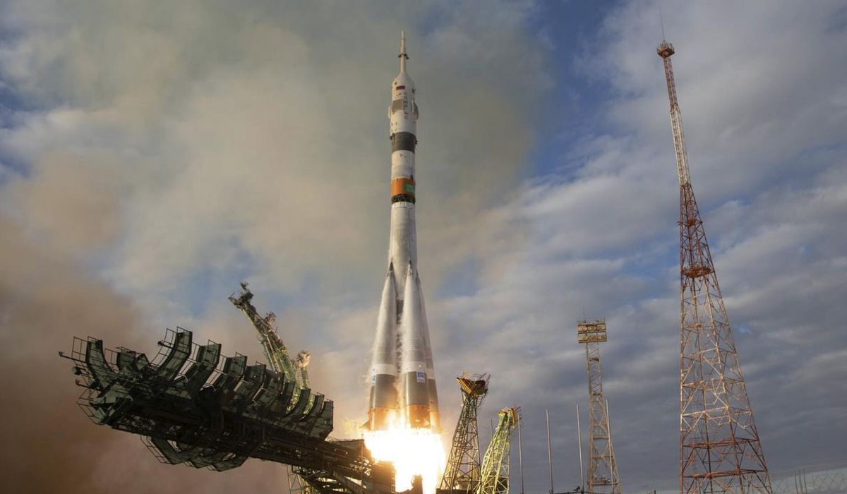 Russia's Soyuz spacecraft with 3 astronauts docks at the International Space Station