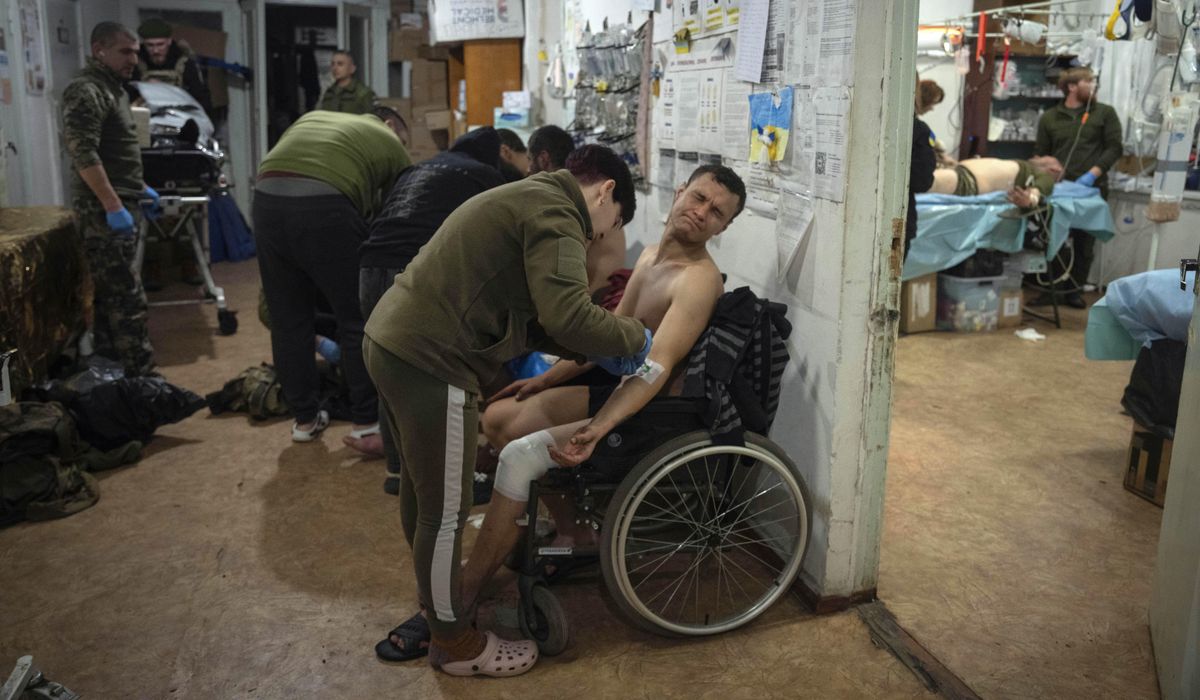 For medics on the front line in Ukraine, the biggest shortfall is people