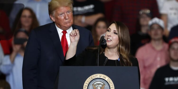 Donald Trump makes fun of Ronna McDaniel after NBC cancels her contract