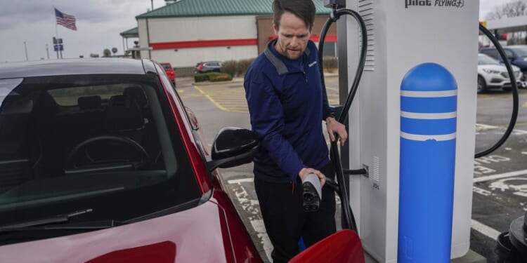 Only 4 states have federal EV charging stations that are key to Biden's climate agenda