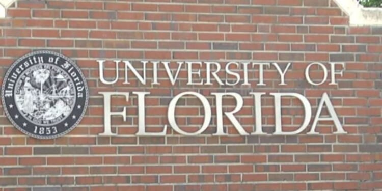 A sign outside the University of Florida.