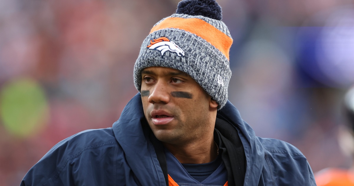 Quarterback Russell Wilson, pictured in a Dec. 31, 2023 file photo, has been released by the Denver Broncos -- at a huge cost to the team.