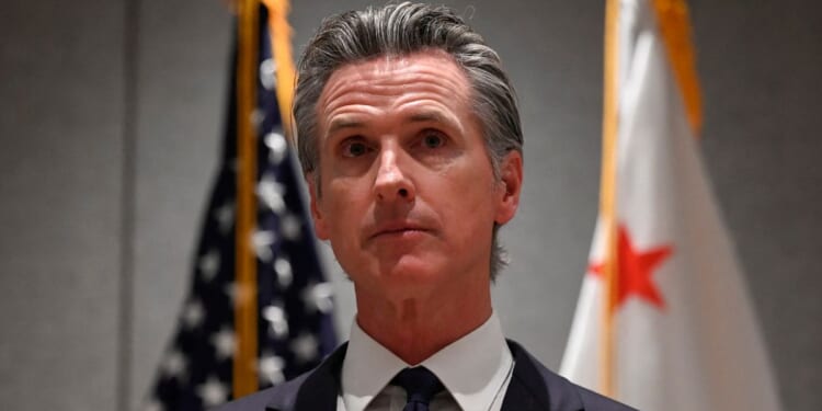 California Gov. Gavin Newsom is seen in a file photo from October.