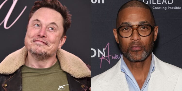 On Wednesday, Elon Musk, left, announced that "The Don Lemon Show" hosted by Don Lemon, right, would be cancelled on X, calling it "CNN, but on social media."