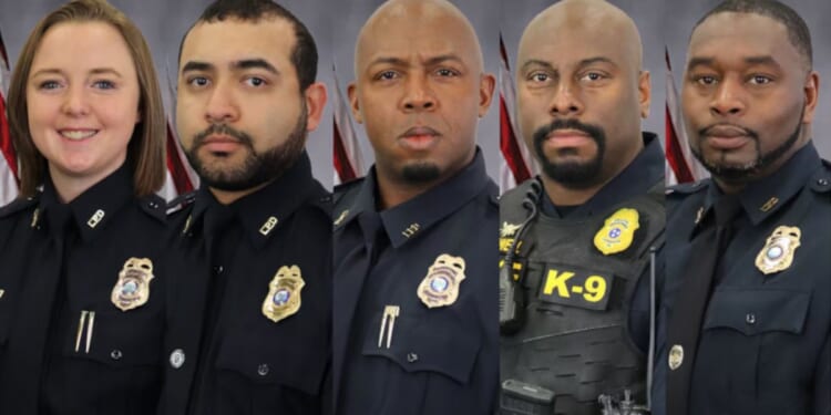 Officer Maegan Hall, Officer Juan Lugo-Perez, Sgt. Henry McGowan, Sgt. Lewis Powell and Detective Seneca Shields