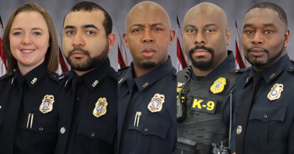 Officer Maegan Hall, Officer Juan Lugo-Perez, Sgt. Henry McGowan, Sgt. Lewis Powell and Detective Seneca Shields