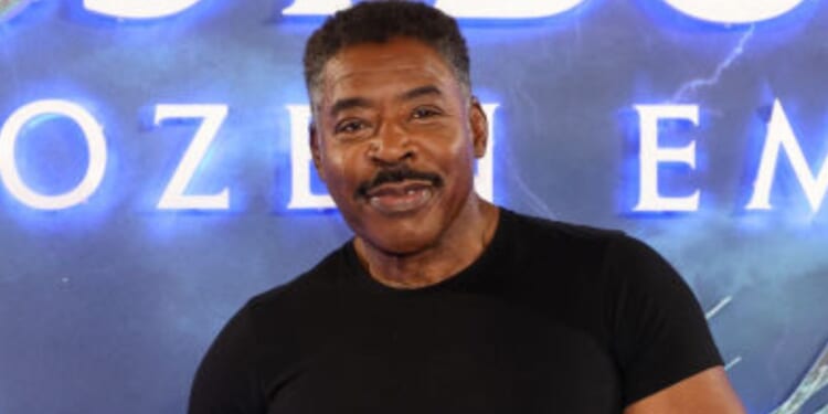 Ernie Hudson Jr. at the London photocall of Columbia Pictures' Ghostbusters: Frozen Empire on March 21 in London, England.