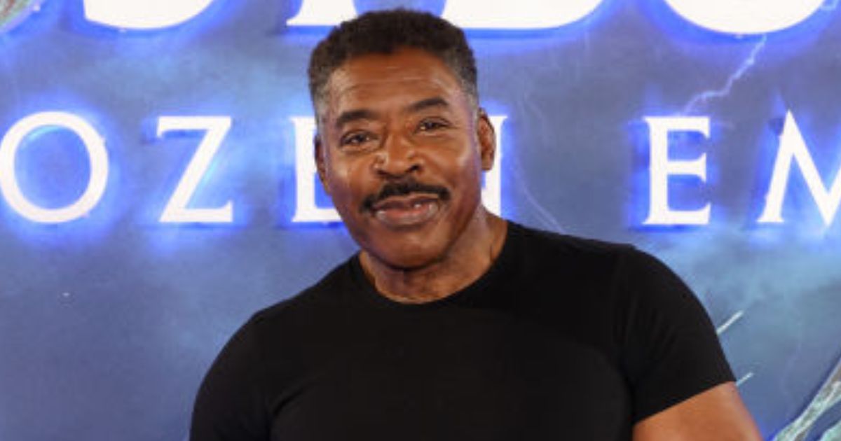 Ernie Hudson Jr. at the London photocall of Columbia Pictures' Ghostbusters: Frozen Empire on March 21 in London, England.