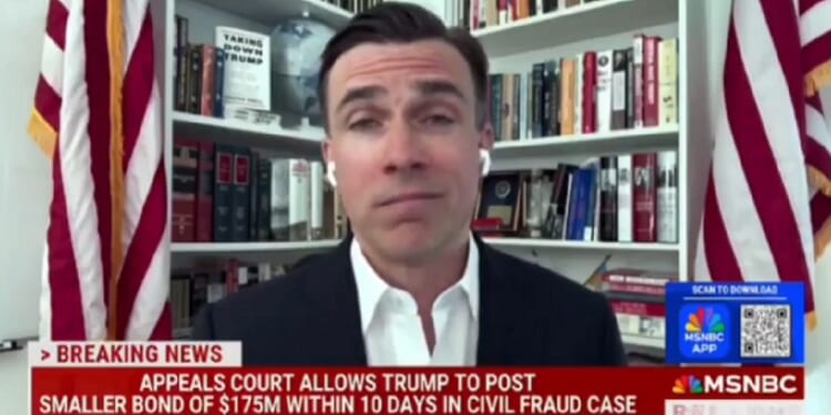 Tristan Snell, a former New York assistant attorney general, appears on MSNBC on Monday.