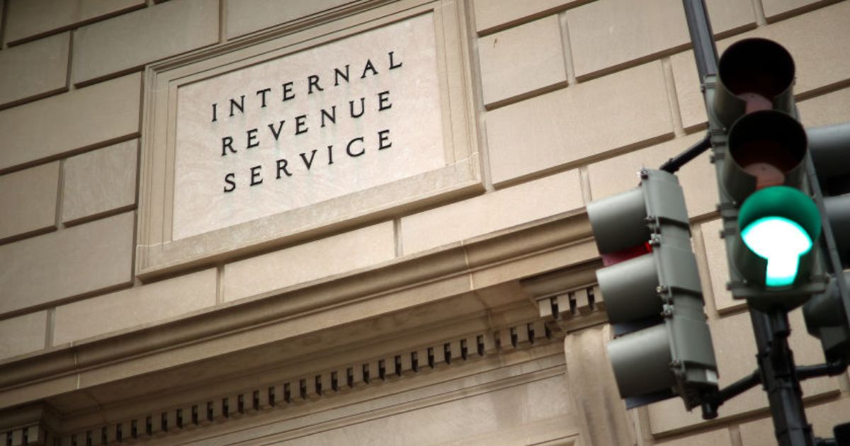 The Internal Revenue Service headquarters in the Federal Triangle section of Washington, D.C.