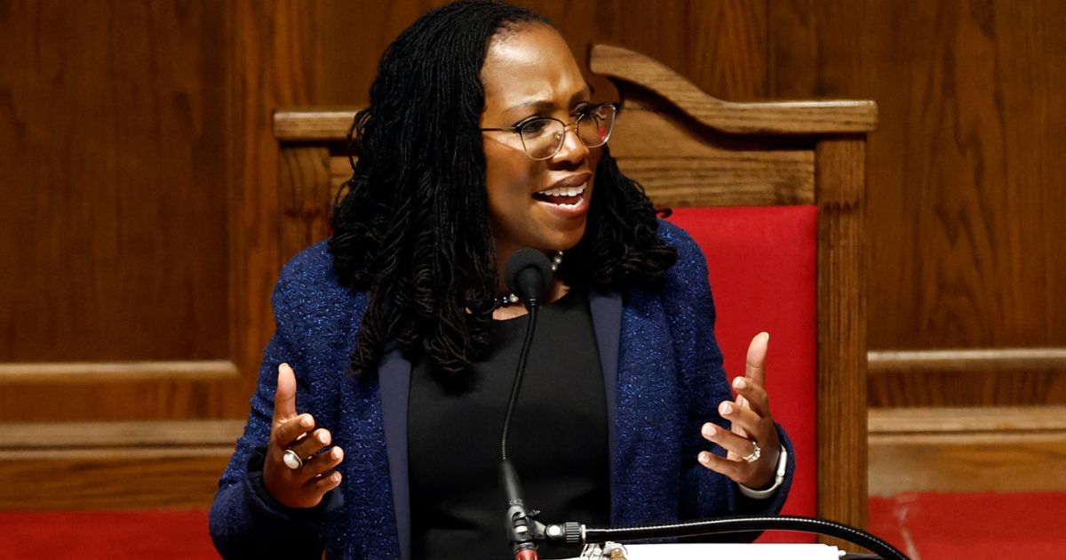 Supreme Court Justice Kentanji Brown Jackson speaks at the 60th Commemoration of the 16th Street Baptist Church bombing in Birmingham, Alabama, on Sept. 15.