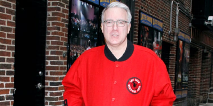 Former ESPN and MSNBC commentator is pictured in a 2015 file photo outside "The Late Show with David Letterman" at Ed Sullivan Theater in New York City.