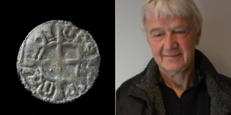 Jan Gunnar Fugelsnes, right, recently shared that he had found 14 silver coins under the Edøy Church in Norway in 1964. The coins have been dated and are believed to be from Medieval times.