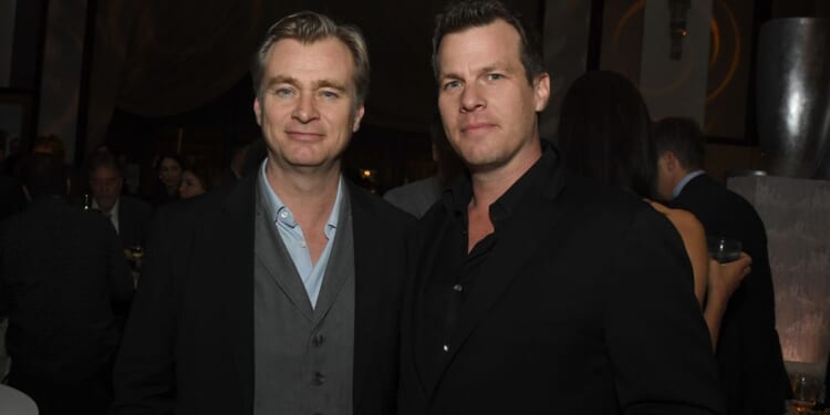 Christopher Nolan and Jonathan Nolan at the after party for HBO's "Westworld" Season 3 premiere.