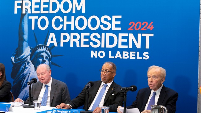 No Labels Doesn't Have a Candidate But Will Field a Presidential Ticket in 2024 – PJ Media