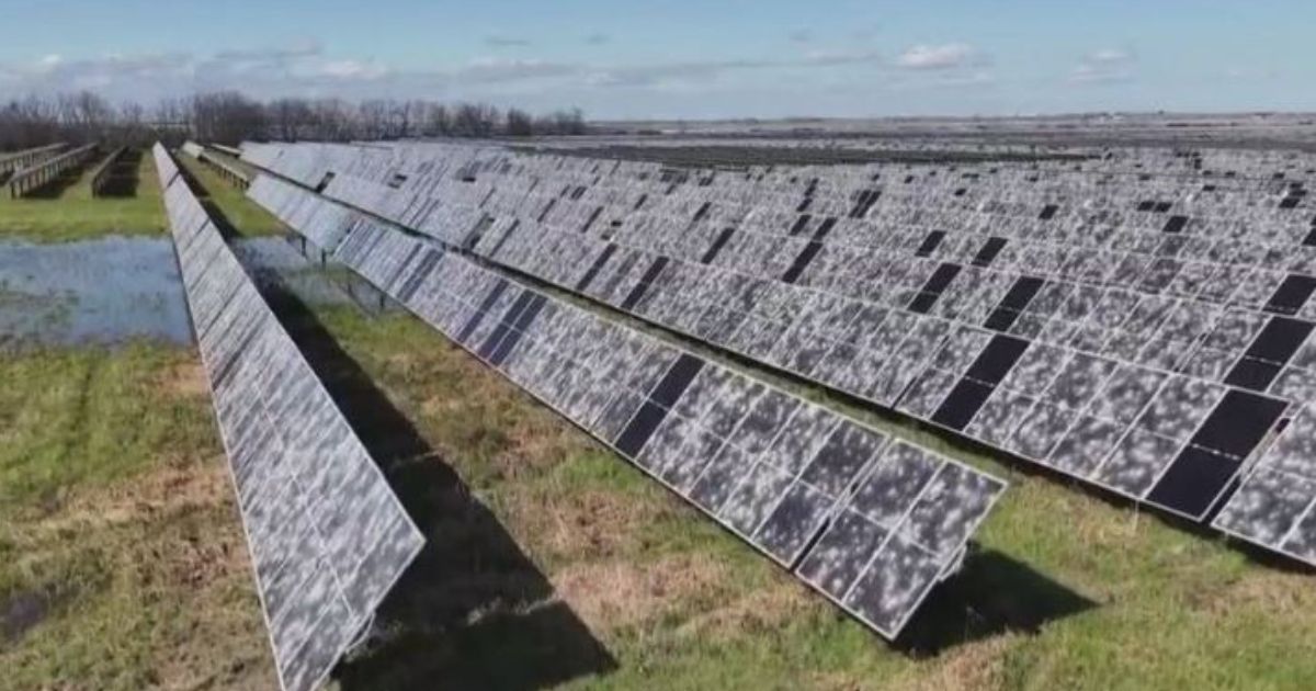 A violent hailstorm on March 16 caused significant damage to the 3,300-acre solar farm in Fort Bend County, Texas, prompting fears of possible leaking chemicals.