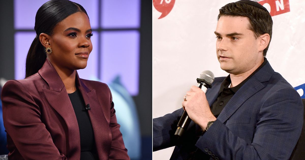 Candace Owens, left, was fired from the Daily Wire on Friday after months of spouting uninformed opinions about Israel and fighting with Daily Wire founder Ben Shapiro, right.