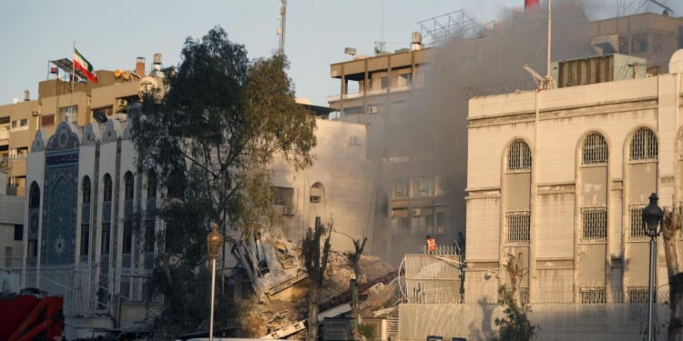 Syria says an Israeli airstrike destroyed Iran's consular building in Damascus, with several deaths