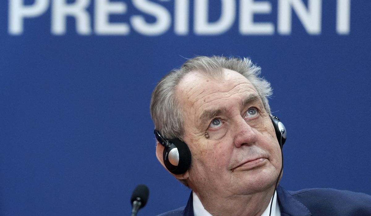 Milos Zeman, former Czech president, released from a hospital after surgery for a blood clot