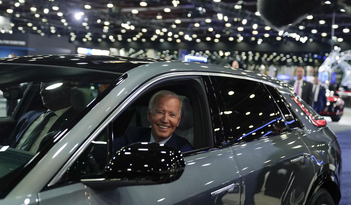 Ad blitz scorches at-risk Senate Democrats over Biden's EV mandate