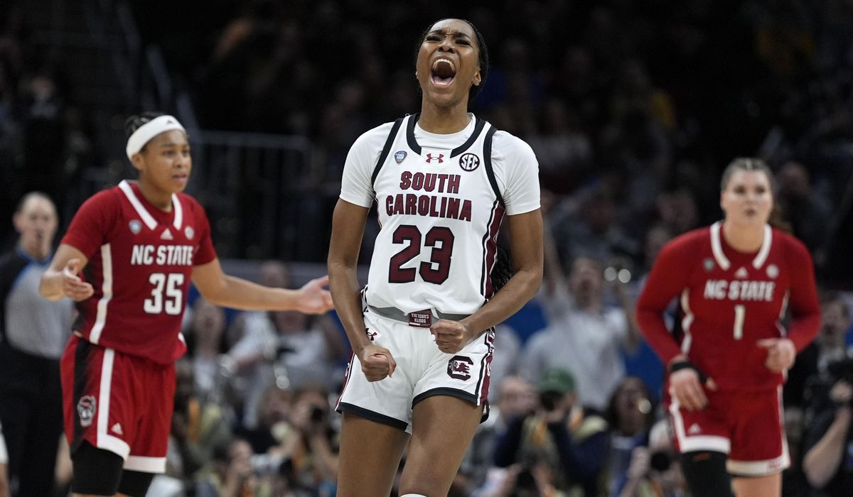 South Carolina women stay perfect, surge past N.C. State 78-59 to reach NCAA title game