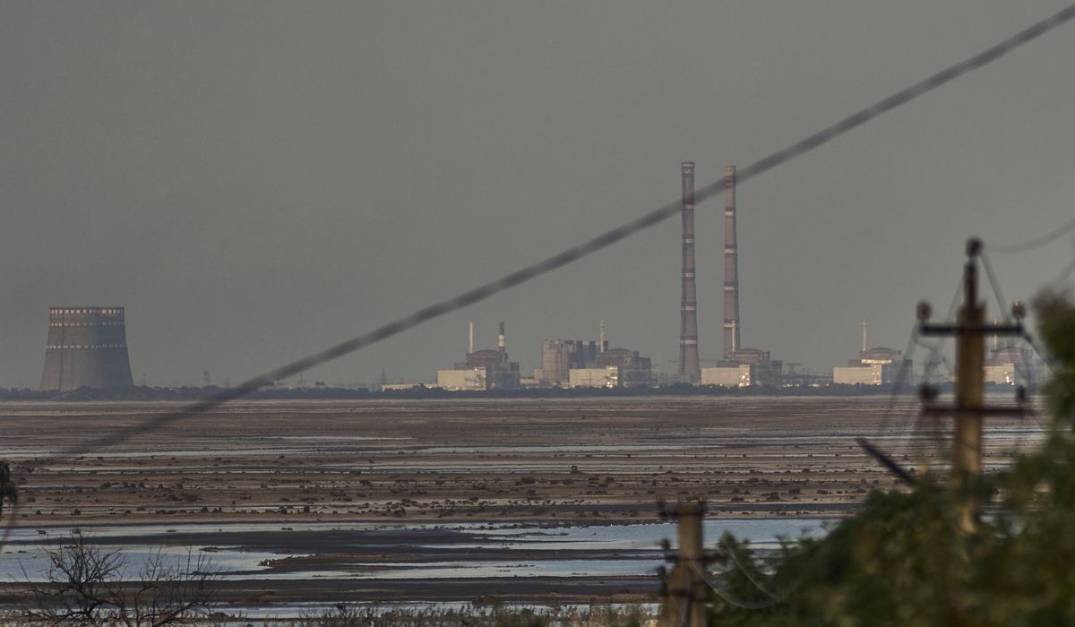 Zaporizhzhia plant officials say drones attack Russian-held nuclear plant