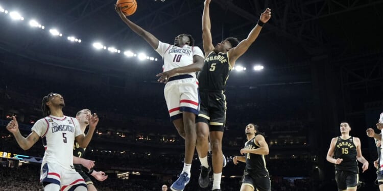 UConn concludes dominant run to its 2nd straight NCAA title, beating Zach Edey and Purdue 75-60