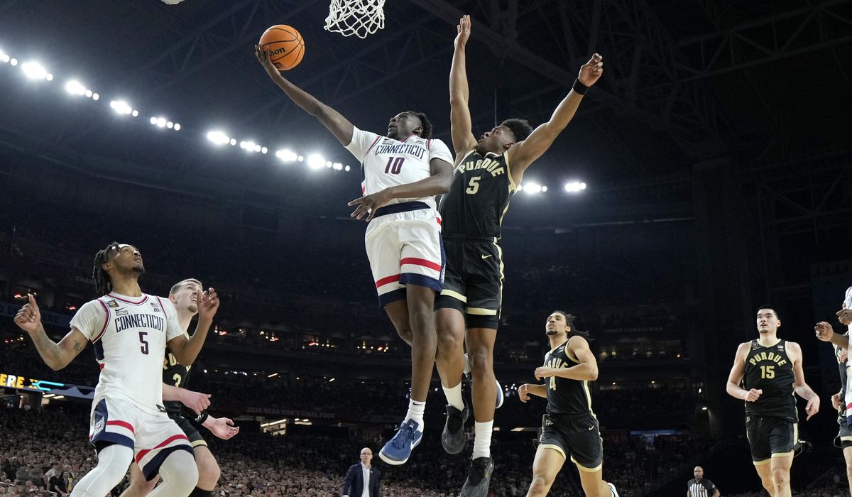 UConn concludes dominant run to its 2nd straight NCAA title, beating Zach Edey and Purdue 75-60