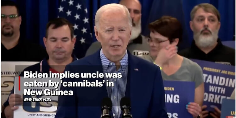 Cannibal Joe Tells Another Whopper – Serial Lying Core Of Biden’s Personality