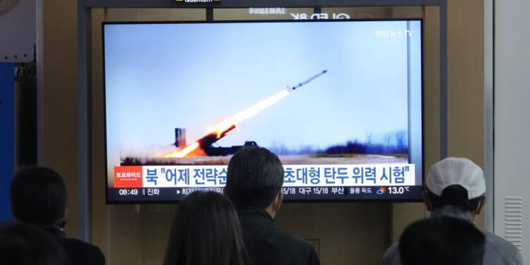 North Korea tests 'super-large' cruise missile warhead and new anti-aircraft missile, it says