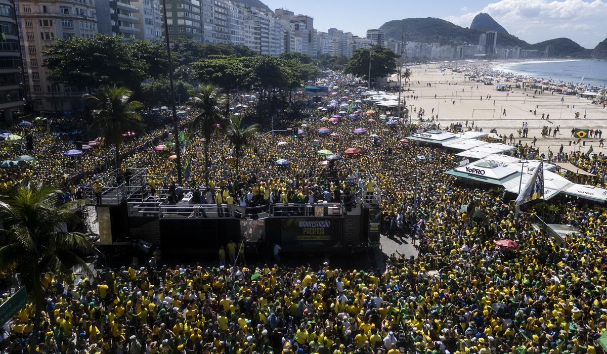 Elon Musk welcomed at rally in support of ex-president Jair Bolsonaro