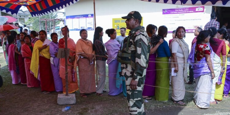 Several voters in northeast India go back to the polls after violence disrupts first day of election