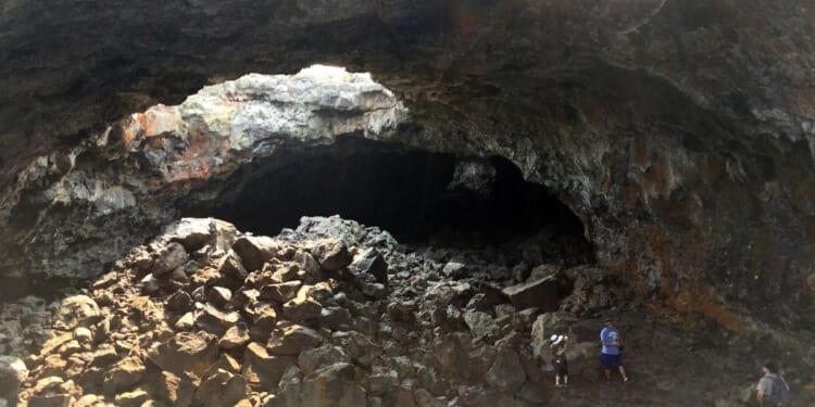 Ancient humans lived inside a lava tube in the Arabian desert, scientists find