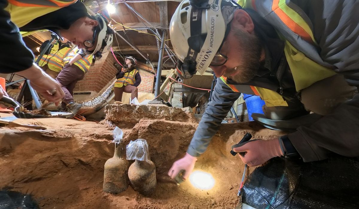 Inside the Beltway: New finding of old bottles at Mount Vernon a cherry surprise for all