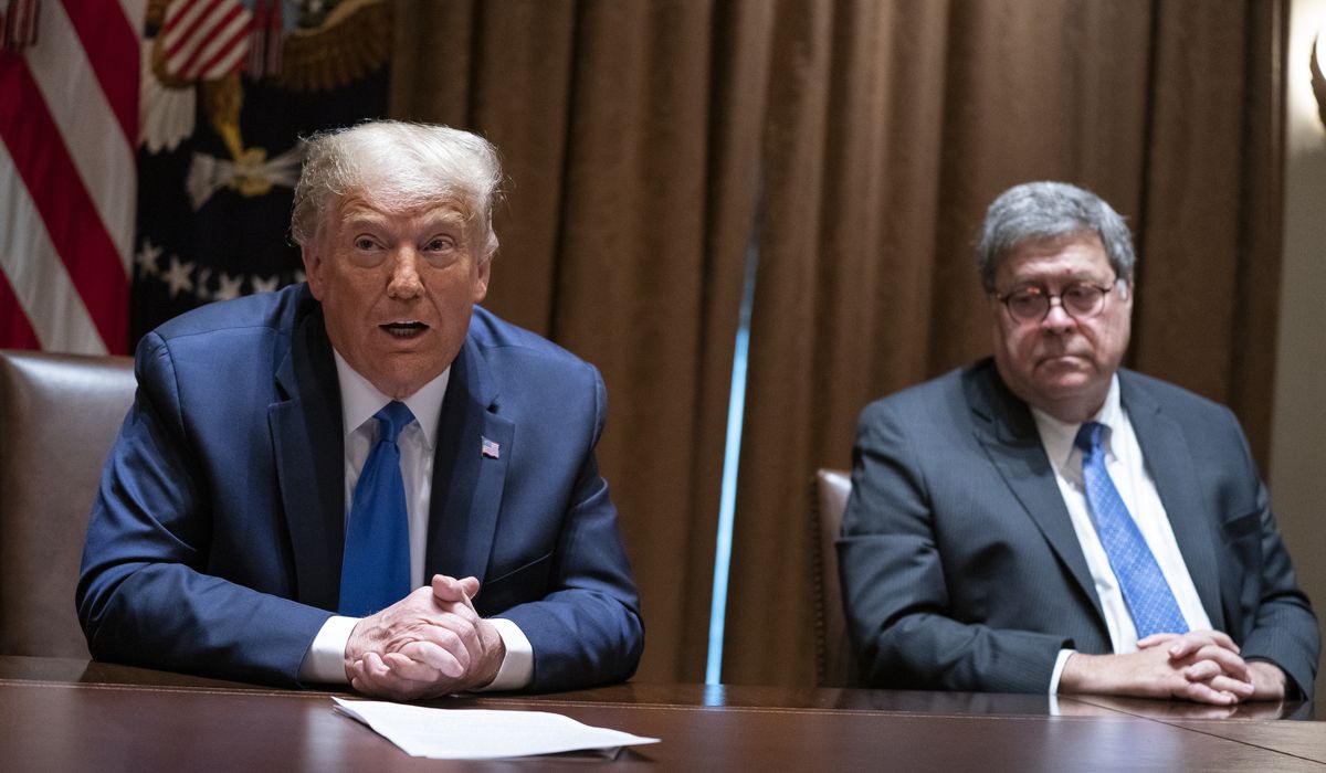 Donald Trump taunts his Attorney General William Barr after receiving endorsement