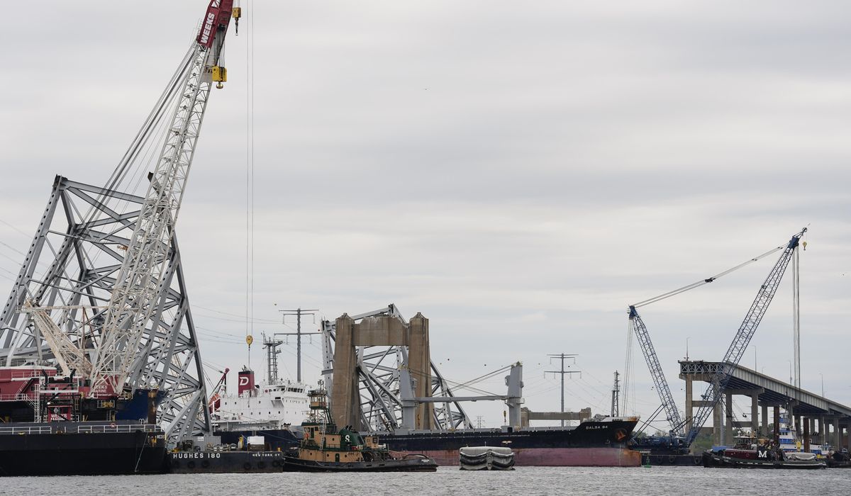 New deep-water channel lets first ship pass Key bridge wreckage in Baltimore