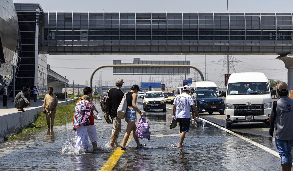 Study says it is likely a warmer world made deadly Dubai downpours heavier