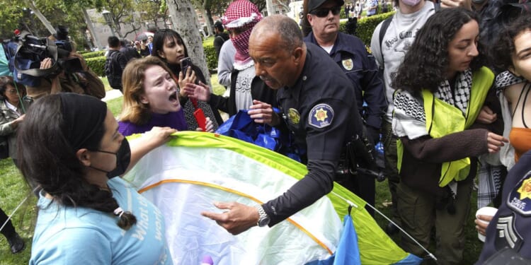 A view of the Gaza war protests that have emerged on U.S. college campuses